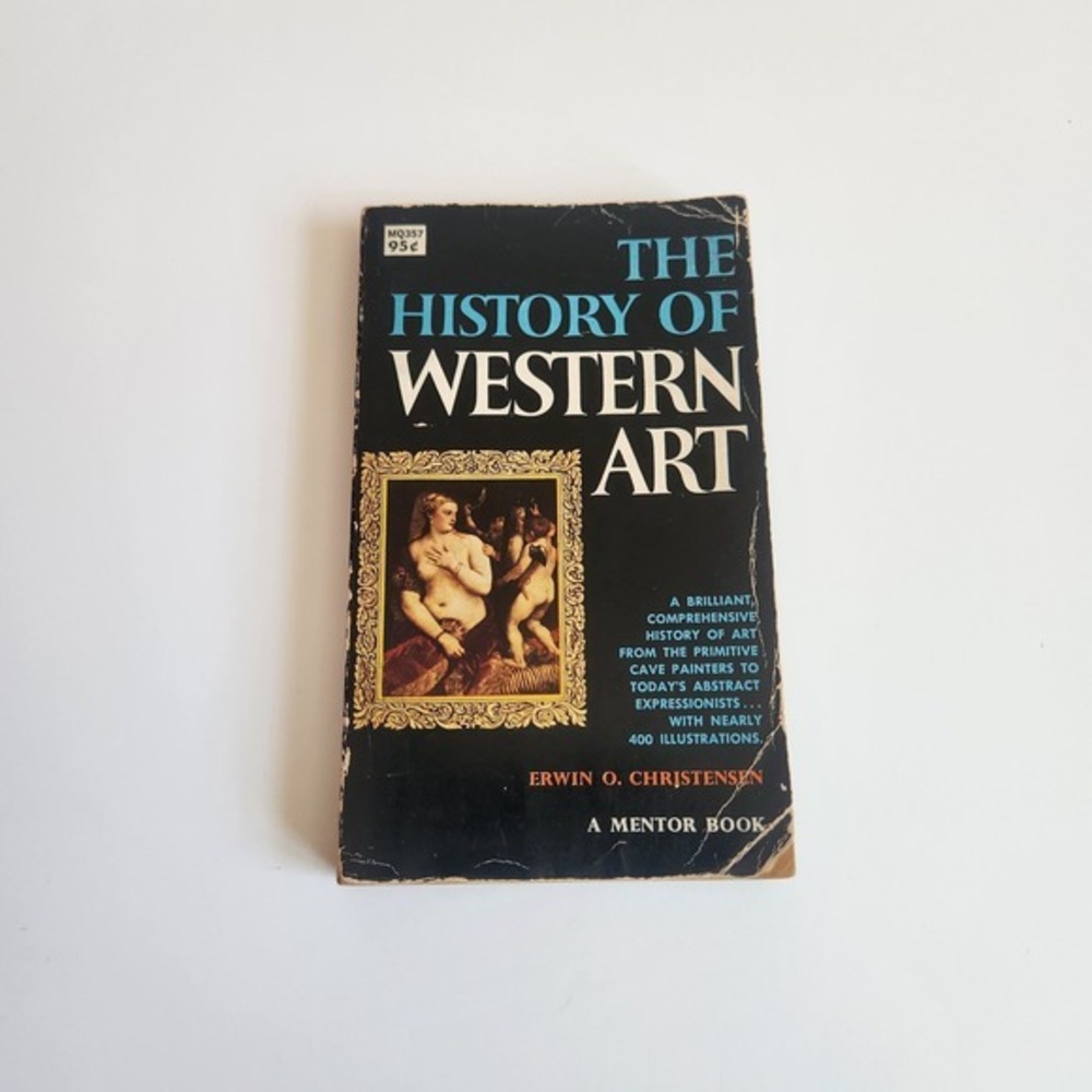 The History of Western Art Erwin O Christensen Mentor Book MQ357 Paperback 1962